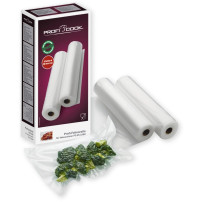 ProfiCook Rotoli di pellicola sottovuoto, 2 pezzi, 28cm x 6m, Pellicola per polvere