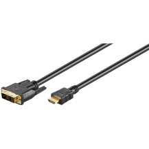 goobay MMK 630-200 G 2.0m (HDMI-DVI) 2 m DVI-D, Adattatore
