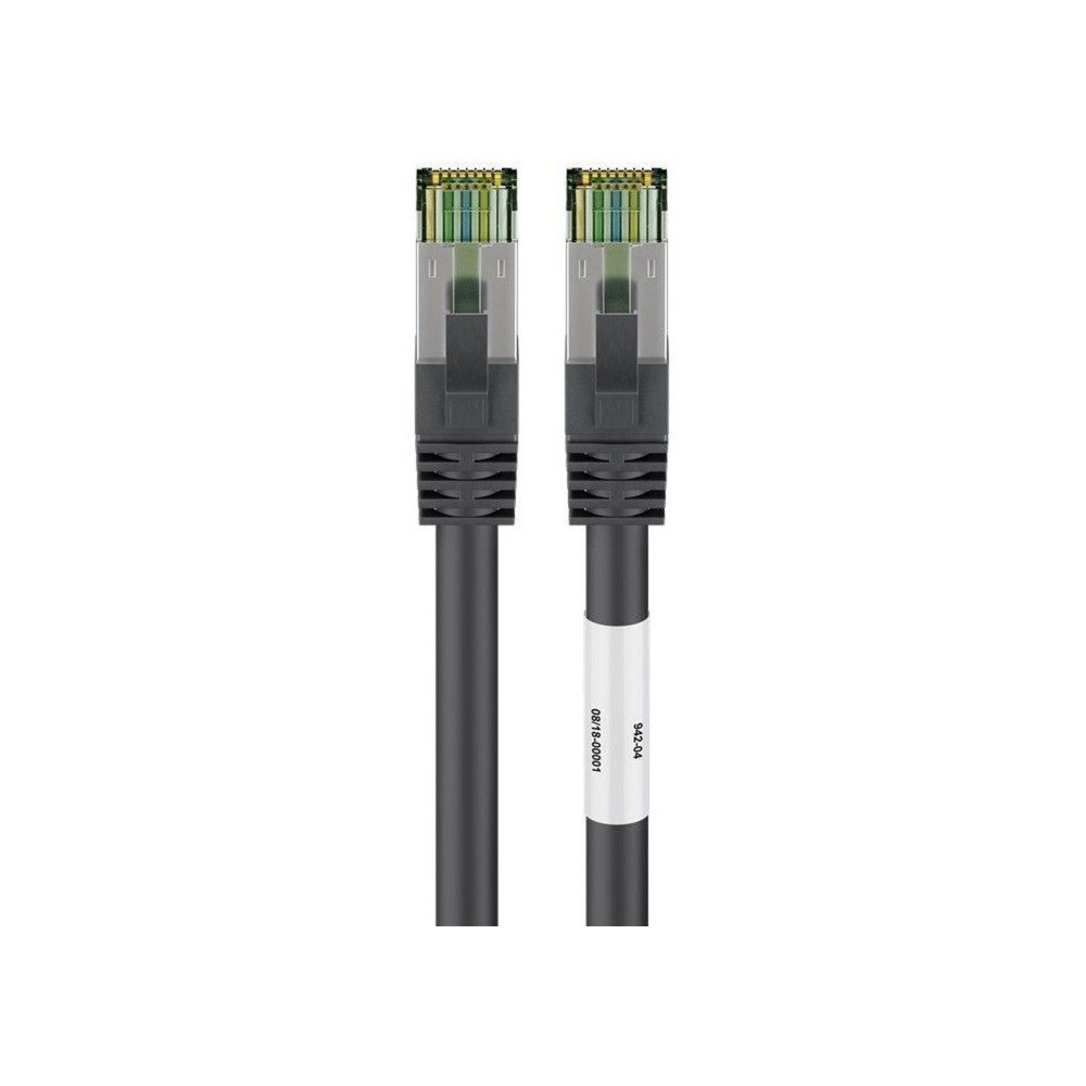 goobay 66722 cavo di rete Nero 2 m Cat8.1 S/FTP (S-STP)