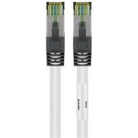 goobay 55124 cavo di rete Bianco 1 m Cat8.1 S/FTP (S-STP)