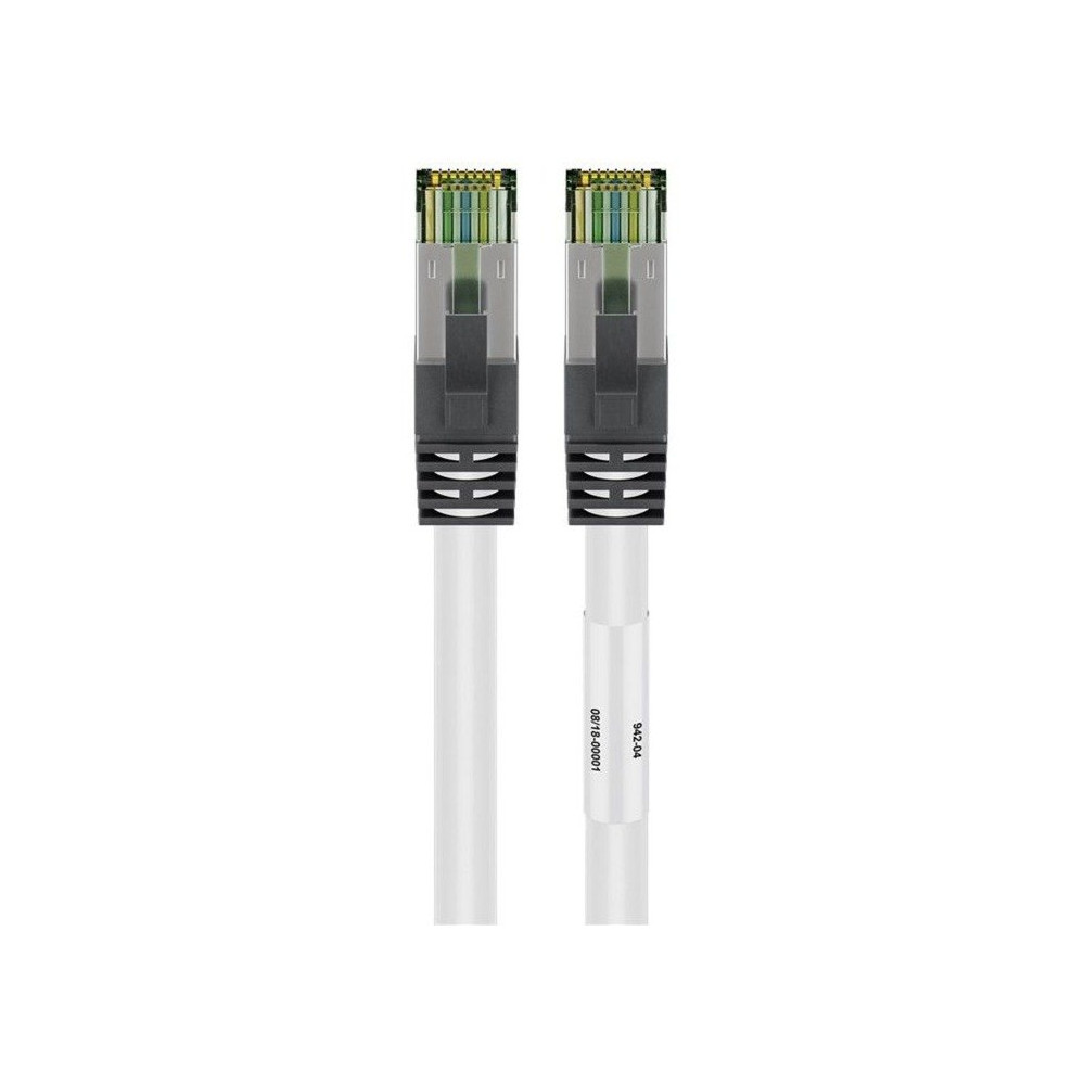 goobay 55124 cavo di rete Bianco 1 m Cat8.1 S/FTP (S-STP)