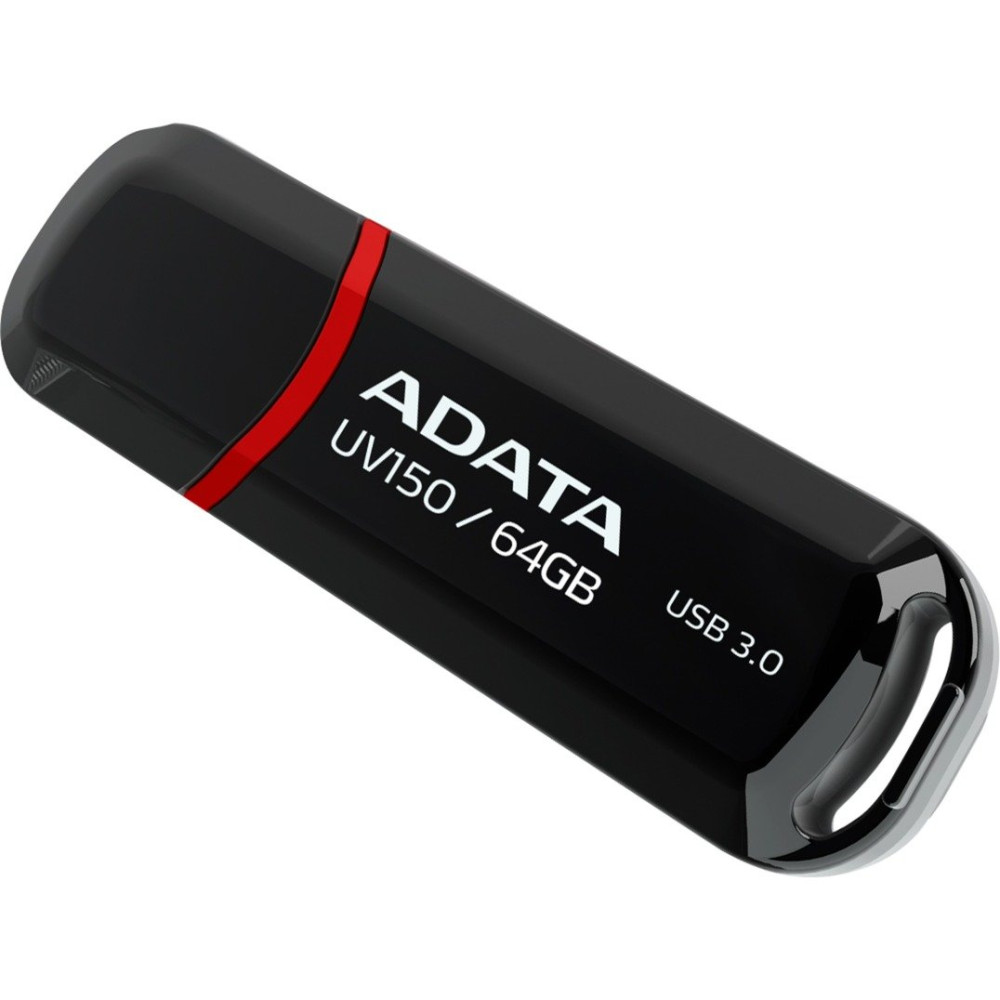 ADATA 64GB DashDrive UV150 unità flash USB USB tipo A 3.2 Gen 1 (3.1 Gen 1) Nero, Chiavetta USB