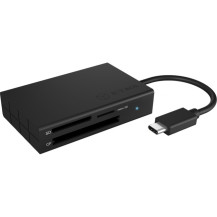 ICY BOX IB-CR401-C3 lettore di schede USB 3.2 Gen 1 (3.1 Gen 1) Type-C Nero