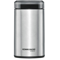 Rommelsbacher EKM 100 Macinino a lame 200 W Nero, Acciaio inossidabile, Coffee Mill