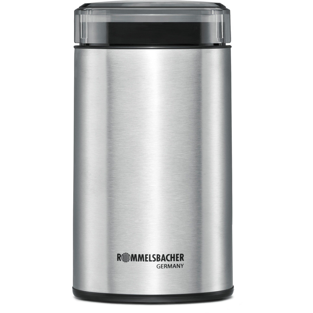Rommelsbacher EKM 100 Macinino a lame 200 W Nero, Acciaio inossidabile, Coffee Mill