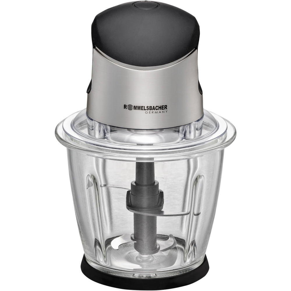 Rommelsbacher MZ 500 tritaverdure elettrico 1,5 L 500 W Nero, Acciaio inossidabile, Trituratore