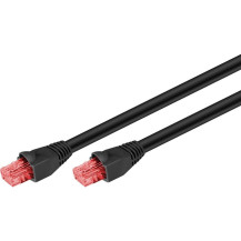 goobay 55435 cavo di rete Nero 30 m Cat6 U/UTP (UTP)