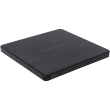 Hitachi-LG Data Storage Slim Portable DVD-Writer lettore di disco ottico DVD±RW Nero, masterizzatore DVD esterno