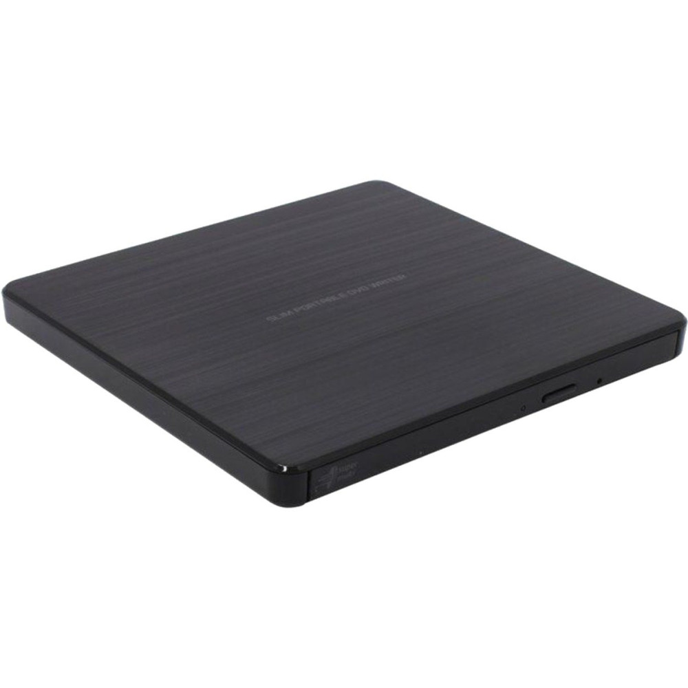 Hitachi-LG Data Storage Slim Portable DVD-Writer lettore di disco ottico DVD±RW Nero, masterizzatore DVD esterno