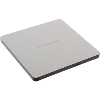Hitachi-LG Data Storage Slim Portable DVD-Writer lettore di disco ottico DVD±RW Argento, masterizzatore DVD esterno