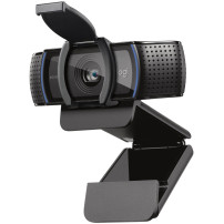 Logitech C920S HD Pro Webcam, Videochiamata Full HD 1080p/30fps, Audio Stereo ‎Chiaro, ‎Correzione Luce HD, Privacy Shutter, Per