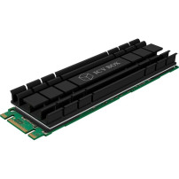 ICY BOX IB-M2HS-701 M.2 NVMe SSD Dissipatore di calore/Radiatore Nero 1 pz