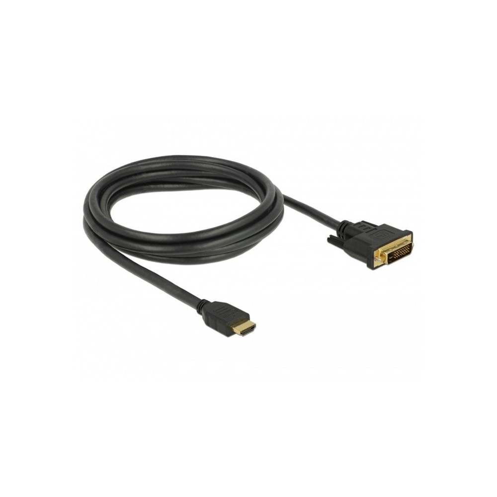 DeLOCK 85654 cavo e adattatore video 2 m HDMI tipo A (Standard) DVI Nero