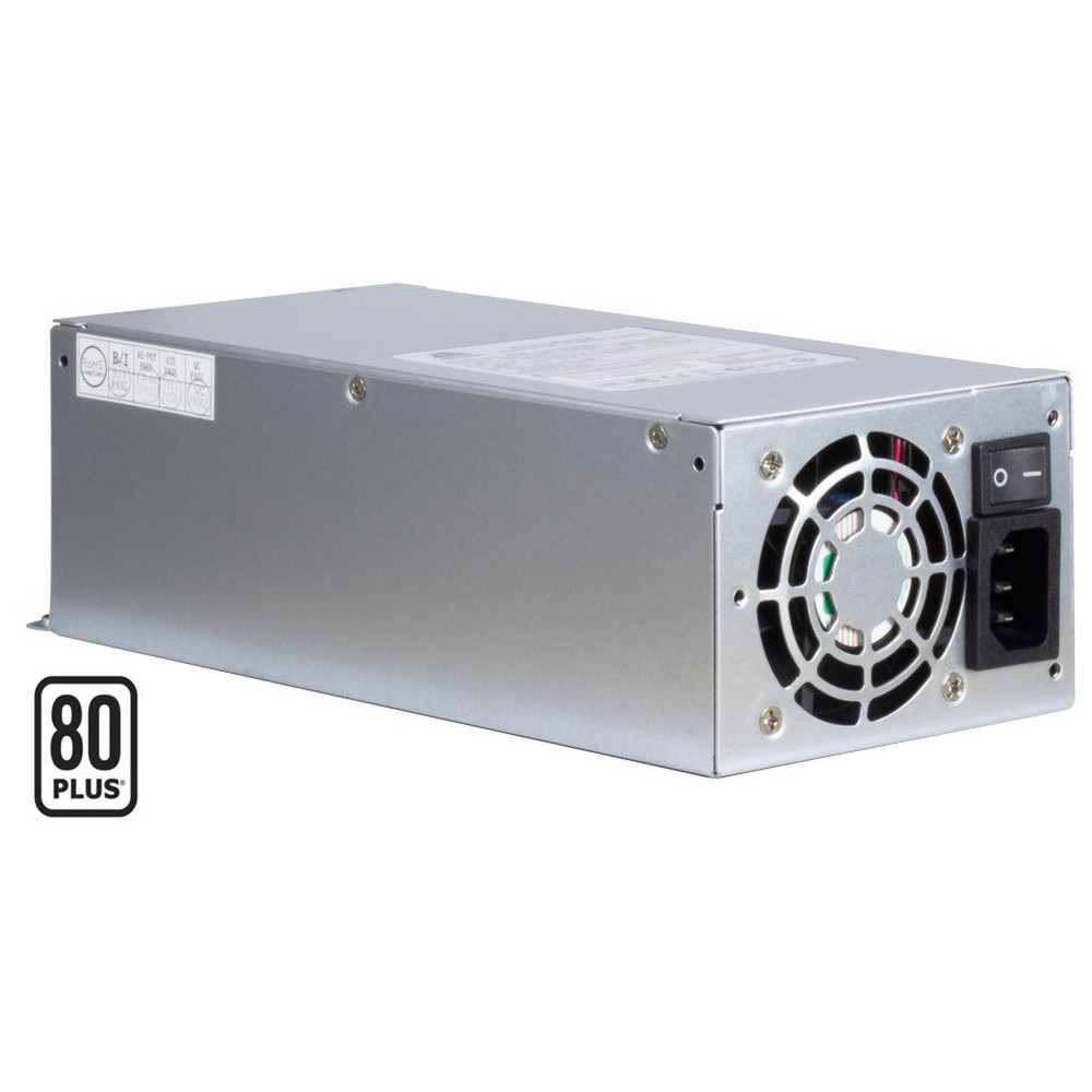 Inter-Tech ASPOWER U2A-B20600-S alimentatore per computer 600 W 20+4 pin ATX Acciaio inossidabile, Alimentatore PC