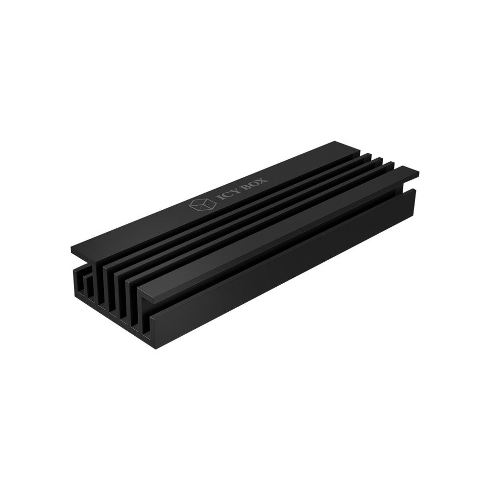 ICY BOX IB-M2HS-70 Unità allo stato solido Dissipatore di calore/Radiatore Nero 1 pz
