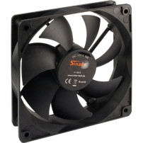 Inter-Tech F-120-S Case per computer Ventilatore 12 cm Nero, Ventola