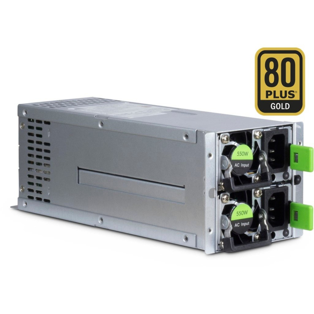 Inter-Tech Aspower R2A-DV0550-N alimentatore per computer 550 W 20+4 pin ATX Acciaio inossidabile, Alimentatore PC
