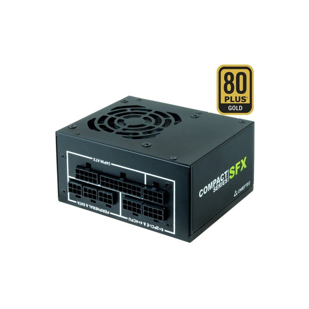 Chieftec CSN-450C alimentatore per computer 450 W 20+4 pin ATX SFX Nero, Alimentatore PC