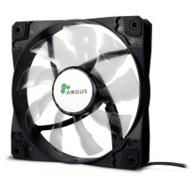 Inter-Tech Argus L-12025 Case per computer Ventilatore 12 cm Nero, Ventola