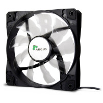 Inter-Tech Argus L-12025 Case per computer Ventilatore 12 cm Nero, Ventola