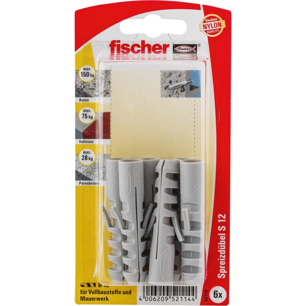 fischer Tassello ad espansione Dübel S 12 K