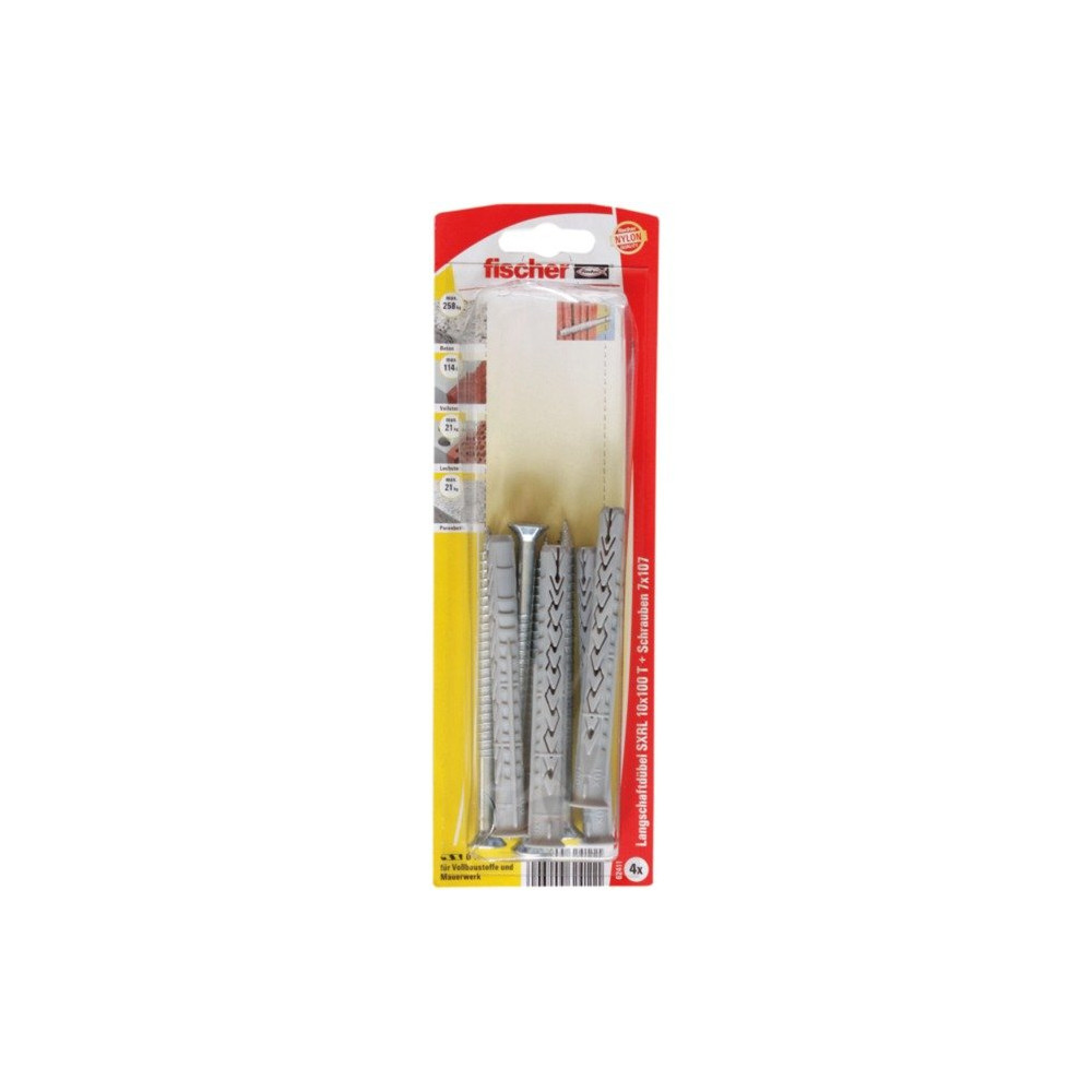 fischer Tassello a gambo lungo SXRL 10x100 T K