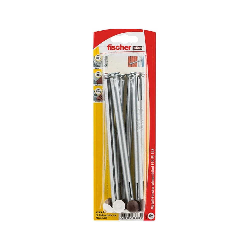 fischer Fensterrahmendübel F 10 M 152, Tassello