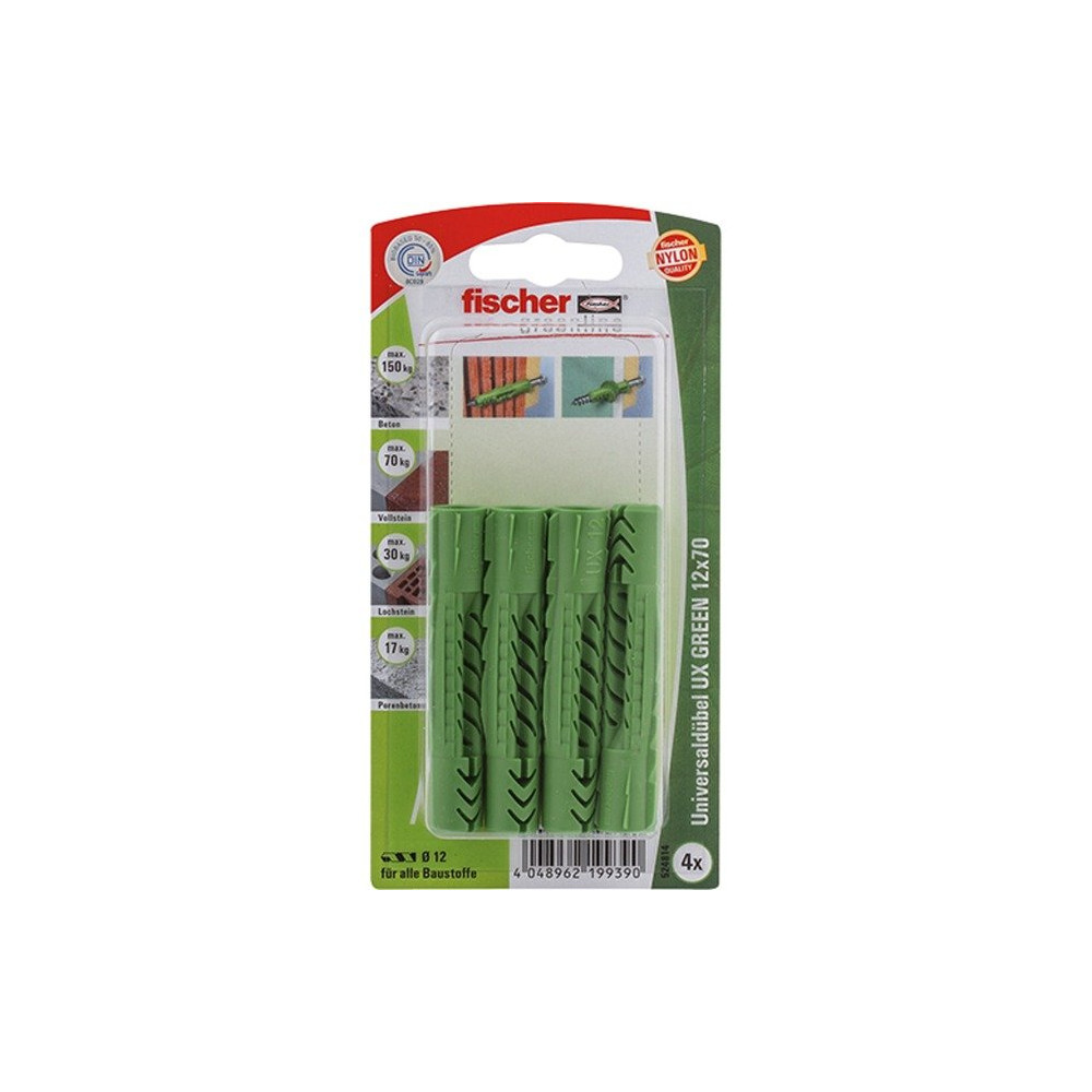 fischer Tassello universale UX GREEN 12x70 K