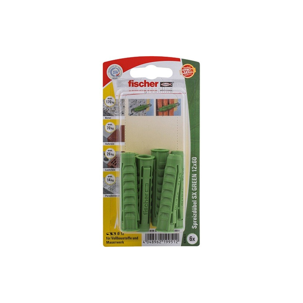 fischer Tassello ad espansione SX GREEN 12x60 K