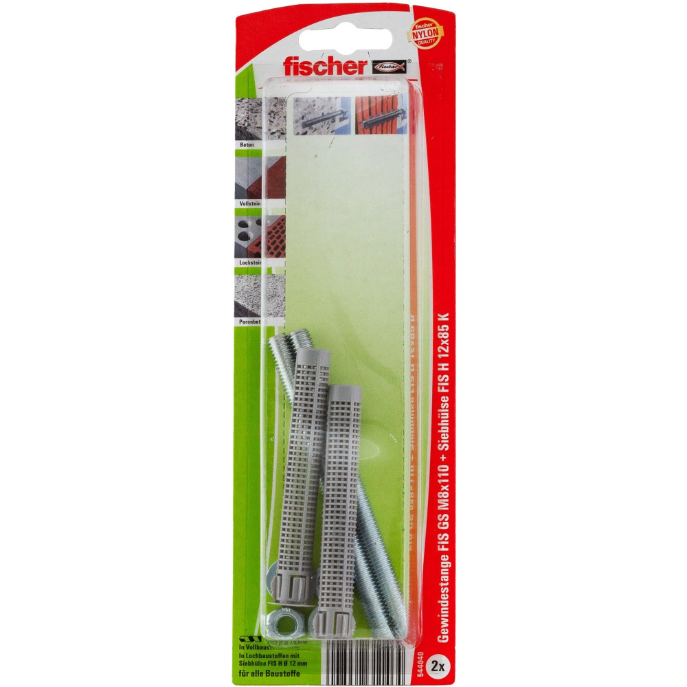 fischer Set accessori per iniezione M8 K 2, Tassello