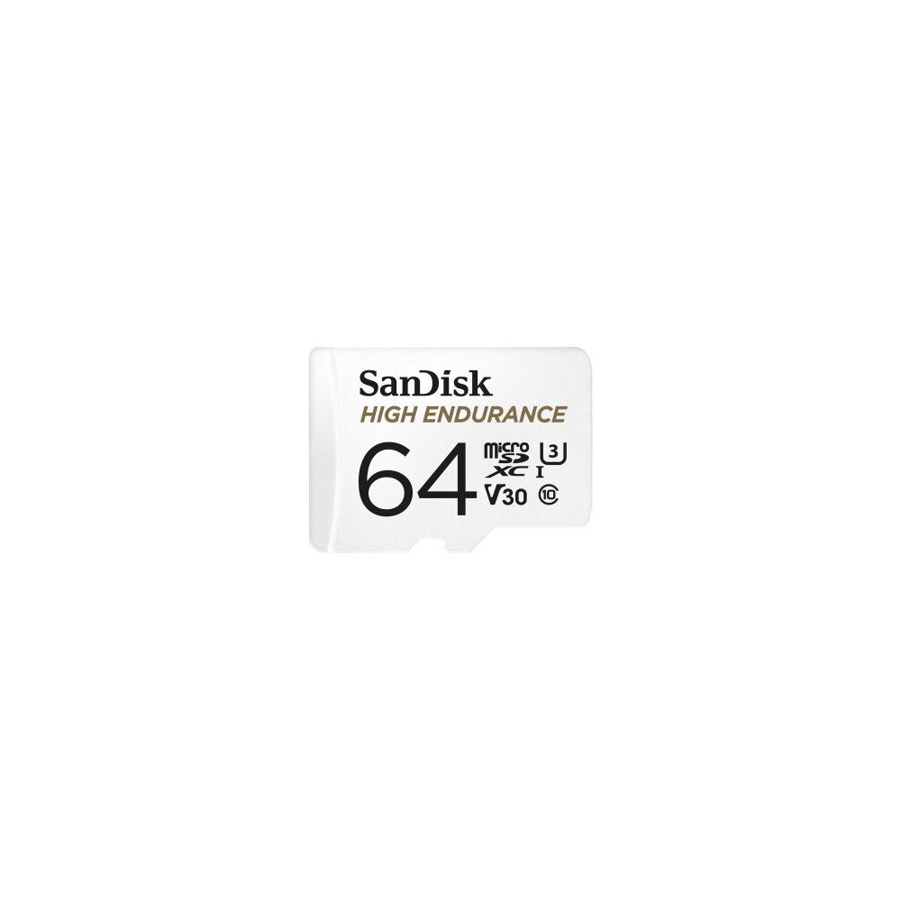 SanDisk High Endurance - 64 GB - MicroSDXC - Classe 10 - UHS-I - 100 MB/s - 40 MB/s