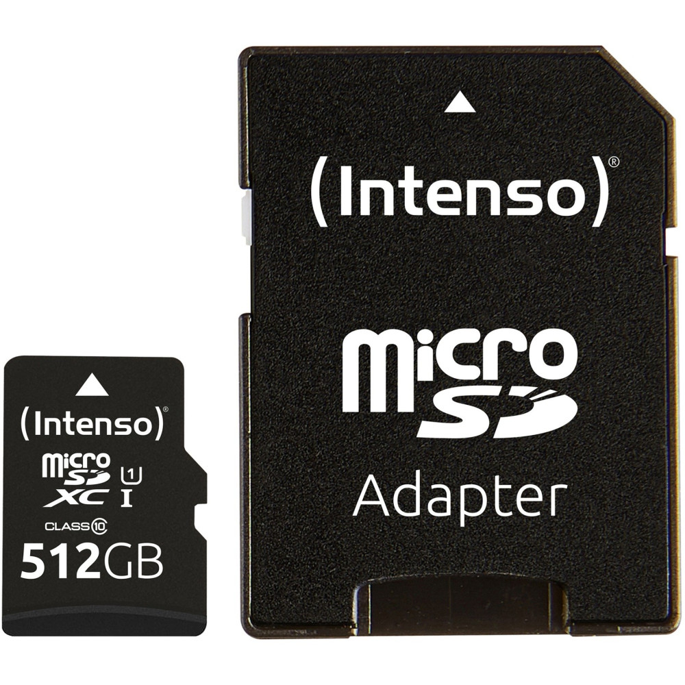 Intenso microSD Karte UHS-I Premium 512 GB Classe 10, Scheda di memoria