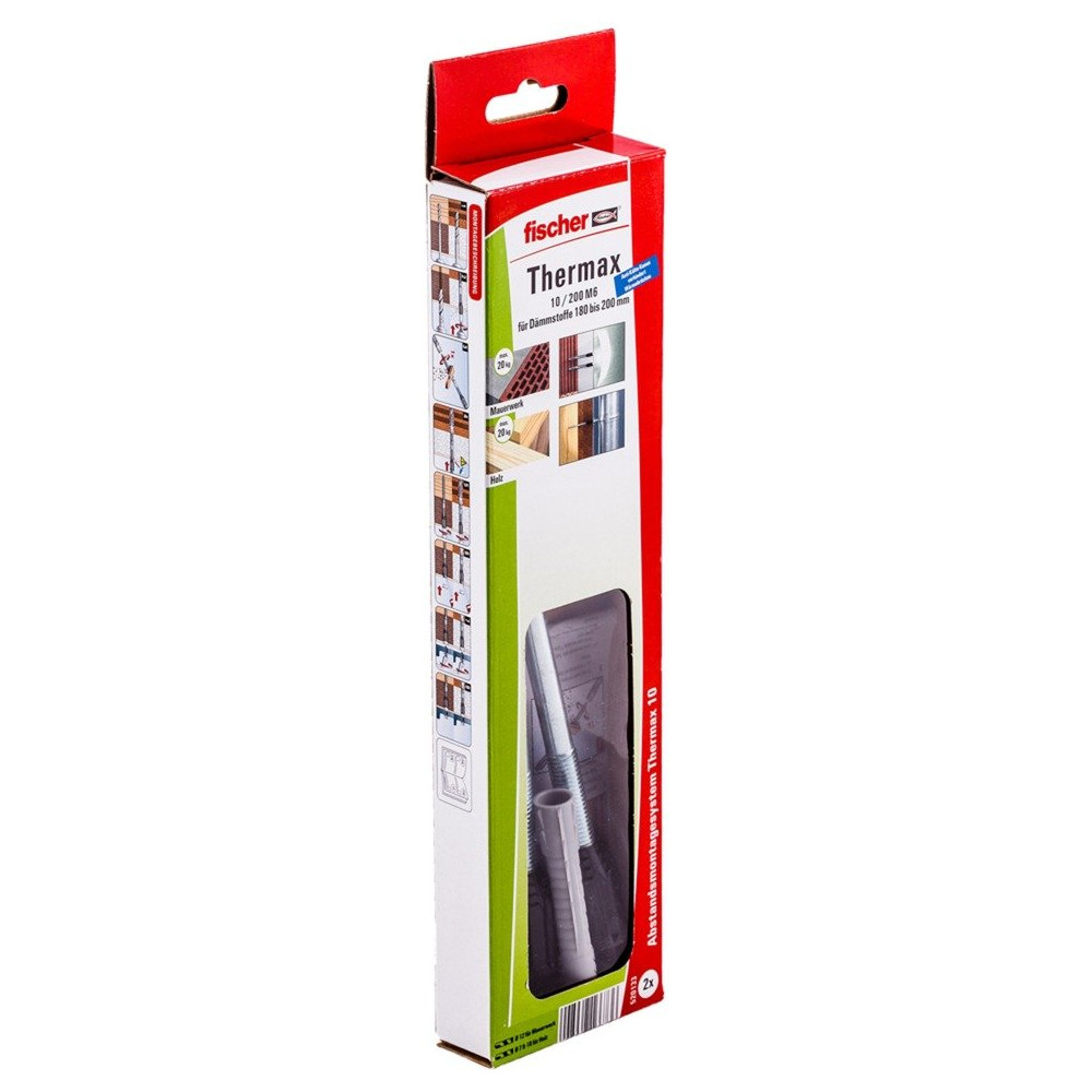 fischer Sistema di montaggio distanziatore THERMAX 10/200 M6, Tassello