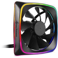 Sharkoon RGB SHARK Lights Case per computer Ventilatore 12 cm Nero, Ventola