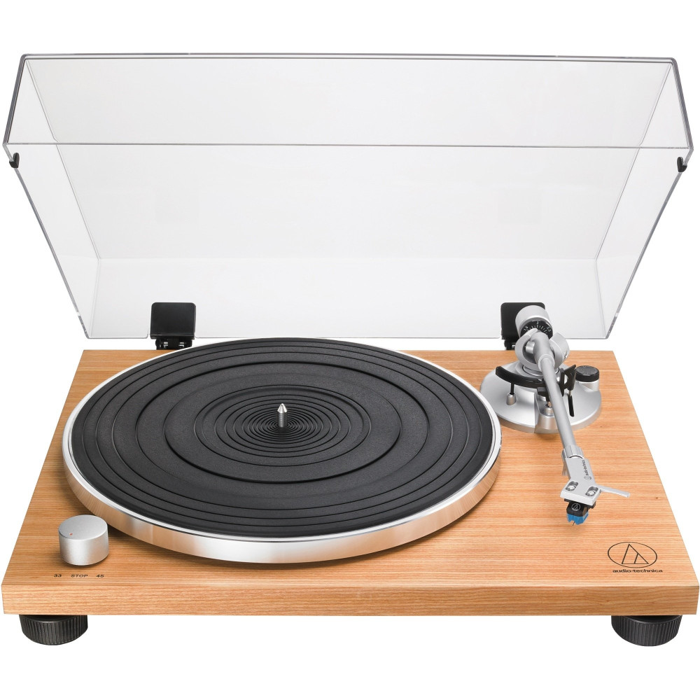 Audio-Technica AT-LPW30TK Giradischi con trasmissione a cinghia Legno