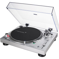 Audio-Technica AT-LP120X Giradischi a trasmissione diretta Argento