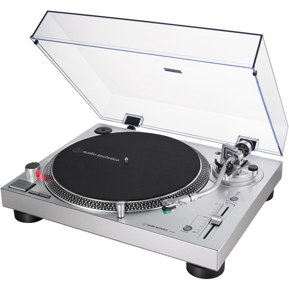 Audio-Technica AT-LP120X Giradischi a trasmissione diretta Argento