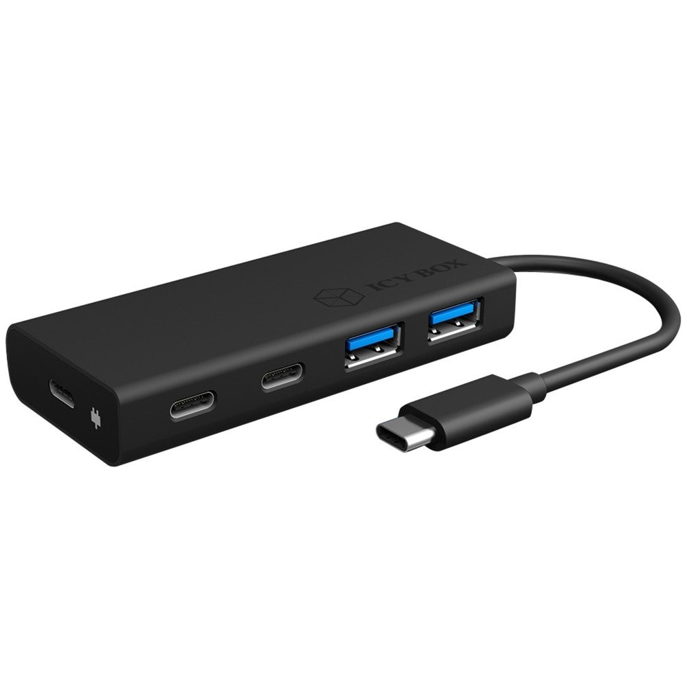ICY BOX IB-HUB1426-CPD USB 3.2 Gen 1 (3.1 Gen 1) Type-C 5000 Mbit/s Nero, Hub USB