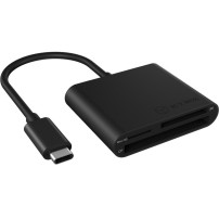 ICY BOX IB-CR301-C3 lettore di schede USB 3.2 Gen 1 (3.1 Gen 1) Type-C Nero