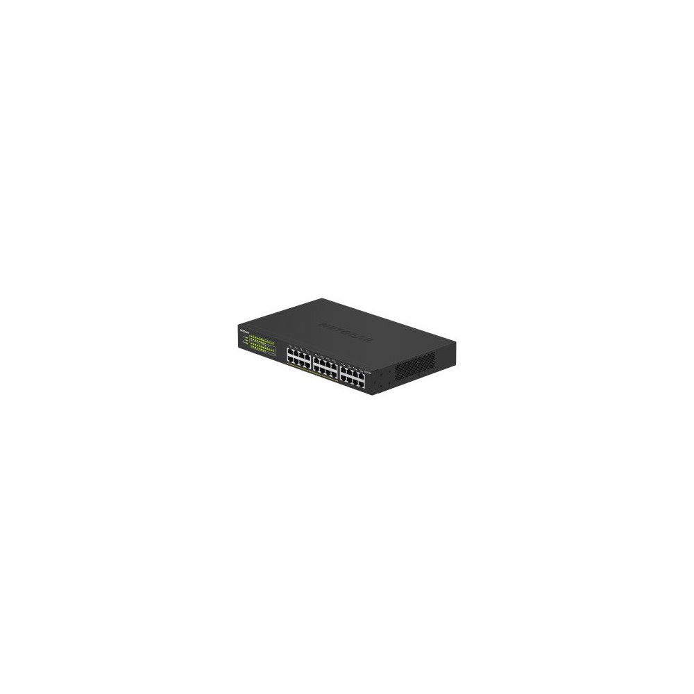 Netgear GS324P - Non gestito - Gigabit Ethernet (10/100/1000) - Full duplex - Supporto Power over Ethernet (PoE) - Montaggio rac