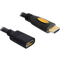 DeLOCK 3m HDMI cavo HDMI HDMI tipo A (Standard) Nero, Cavo di prolunga