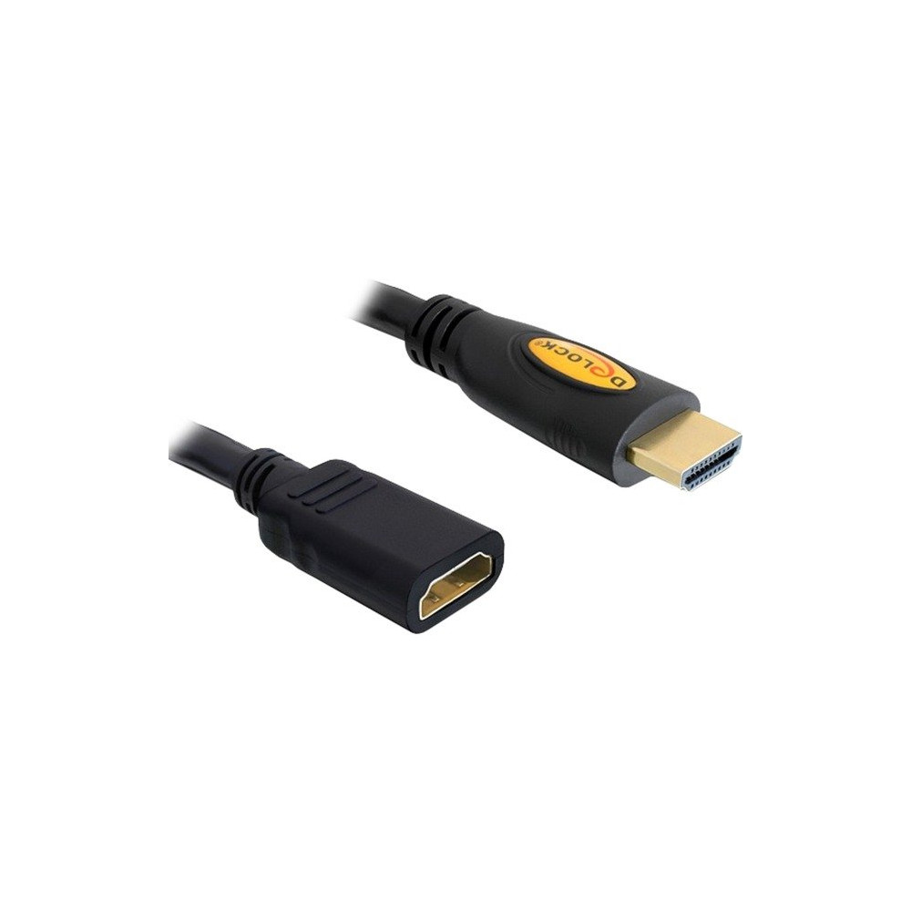 DeLOCK 3m HDMI cavo HDMI HDMI tipo A (Standard) Nero, Cavo di prolunga