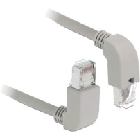 DeLOCK 85871 cavo di rete Grigio 1 m Cat6a S/FTP (S-STP)
