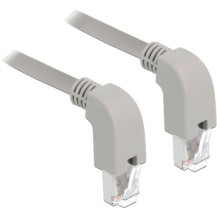 DeLOCK 85877 cavo di rete Grigio 1 m Cat6a S/FTP (S-STP)