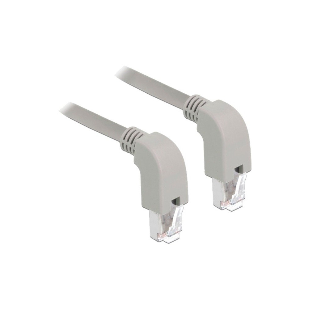 DeLOCK 85877 cavo di rete Grigio 1 m Cat6a S/FTP (S-STP)