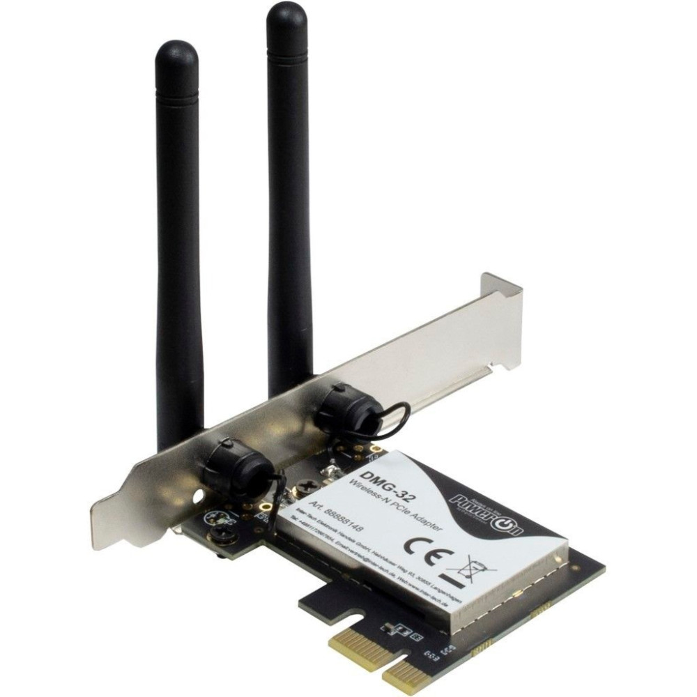 Inter-Tech DMG-32 Interno WLAN 650 Mbit/s, Adattatore Wi-Fi