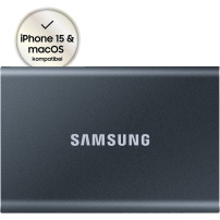 Samsung Portable SSD T7 2 TB USB tipo-C 3.2 Gen 2 (3.1 Gen 2) Grigio, Disco a stato solido