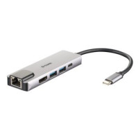 D-Link DUB-M520 - Cablato - Thunderbolt 3 - 60 W - 10,100,1000 Mbit/s - IEEE 802.3,IEEE 802.3ab,IEEE 802.3az,IEEE 802.3u,IEEE 80