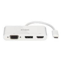 D-Link DUB-V310 - Cablato - USB 3.2 Gen 1 (3.1 Gen 1) Type-C - Bianco - CE - FCC - IC - RCM - dC - 0.04 A