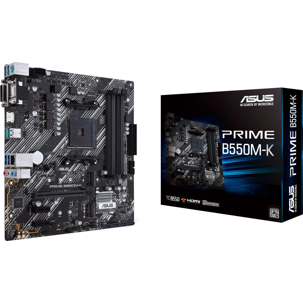 ASUS PRIME B550M-K AMD B550 Socket AM4 micro ATX, Scheda madre
